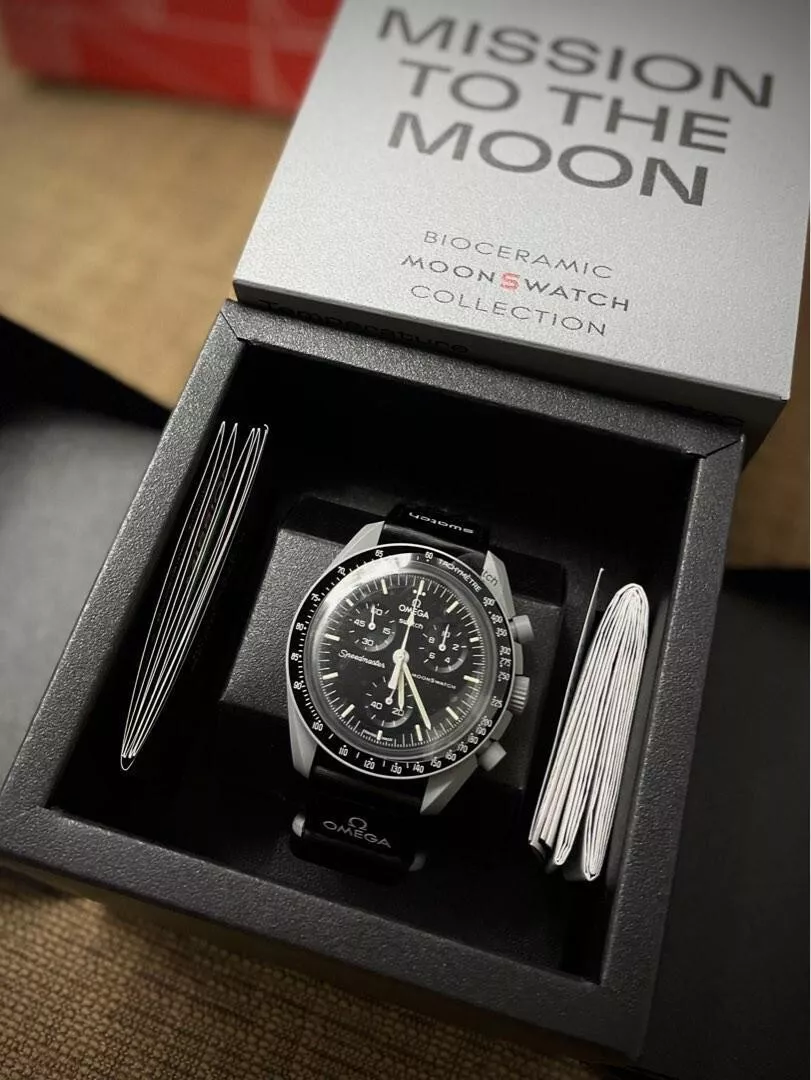 OMEGA x Swatch Bioceramic Moonswatch Mission to the Moon SUPER