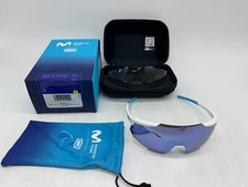 100 SE Racetrap 3.0 Performance HD Sunglasses Sport Eyewear Movistar White