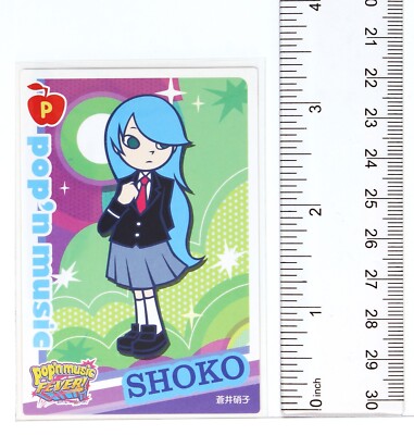 Pop'n Music Card PB19N037 Shoko Konami Japan Game Character | eBay