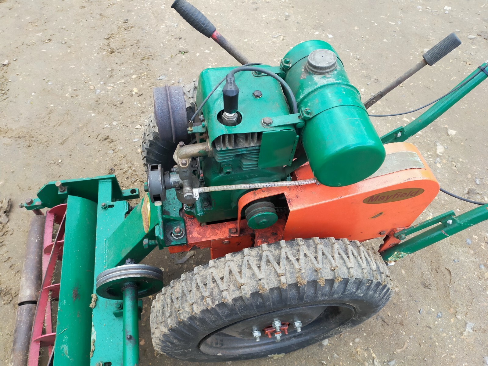 Mayfield Mk10 Garden Tractor Cylinder Mower Attachment eBay