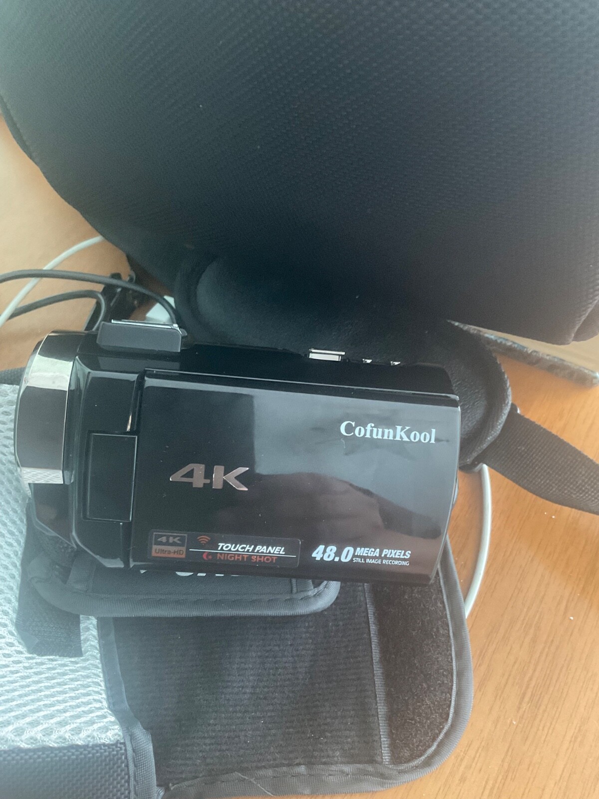4K Camcorder Vlogging Video Camera for YouTube CofunKool only 1 battery