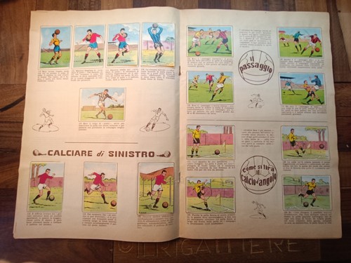 1960 ALBUM LAMPO - COME SI GIOCA AL CALCIO COMPLETO/BELLO ( leggi ) -433 - Foto 8 di 15
