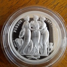 2020 Royal Mint Great Engravers The Three Graces 2oz Silver Proof Coin COA