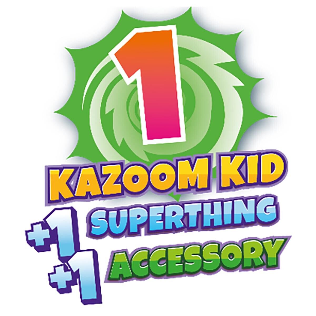 SUPERTHINGS Kazoom Kids – Complete Kazoom Kids collection. Each Kazoom Kid  comes with 1 SuperThing and 1 combat accessory