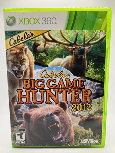 Cabela's Big Game Hunter 2012 - Microsoft Xbox 360 - Complete CIB - Tested