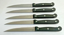 Philippe Richard 4.5" Serrated Stainless Full Tang Steak Carve Knives Lot Of 5