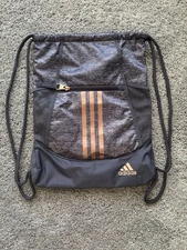 Adidas Alliance II Gray/Rose Gold Sackpack Backpack  