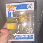Halo Outpost Discovery Funko Pop! Exclusive Golden Chief & Cortana Signed