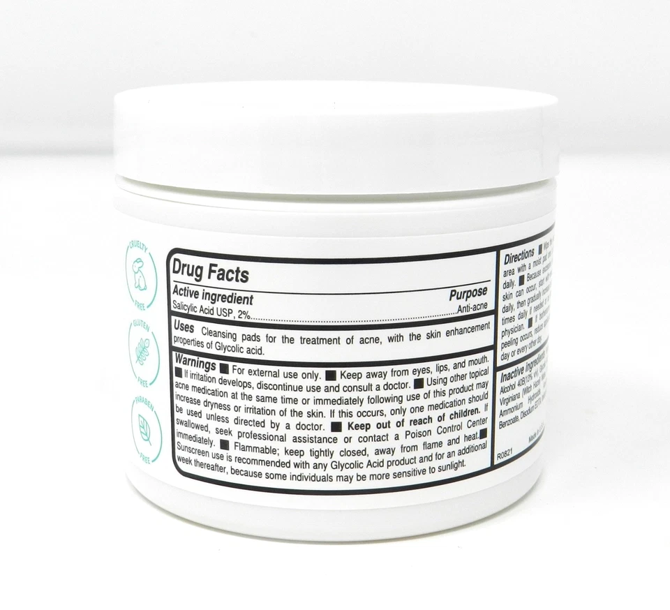 Replenix Acne Gly-Sal 5-2 almofadas clarificadoras 60 almofadas seladas conjunto de 2 - Imagem 3 de 4