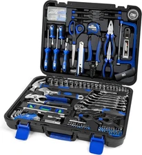 259-Piece Tool Kit, General Household Hand Tool Set with Plastic Storage Toolbox