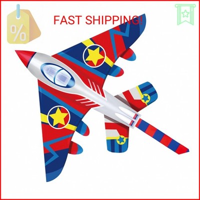HONBO 58'' Fighter Plane Kites for Kids Easy to Fly, Kites for Adults, with Kite 