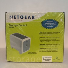 Netgear SC101 Storage Central Network Storage IDE Network Drive Enclosure SEALED