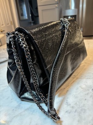 House of‎ Harlow 1960 Black and Silver Accessory House Of Harlow Blk Genuine Leather Sz XL NWT | Mercari main image 4