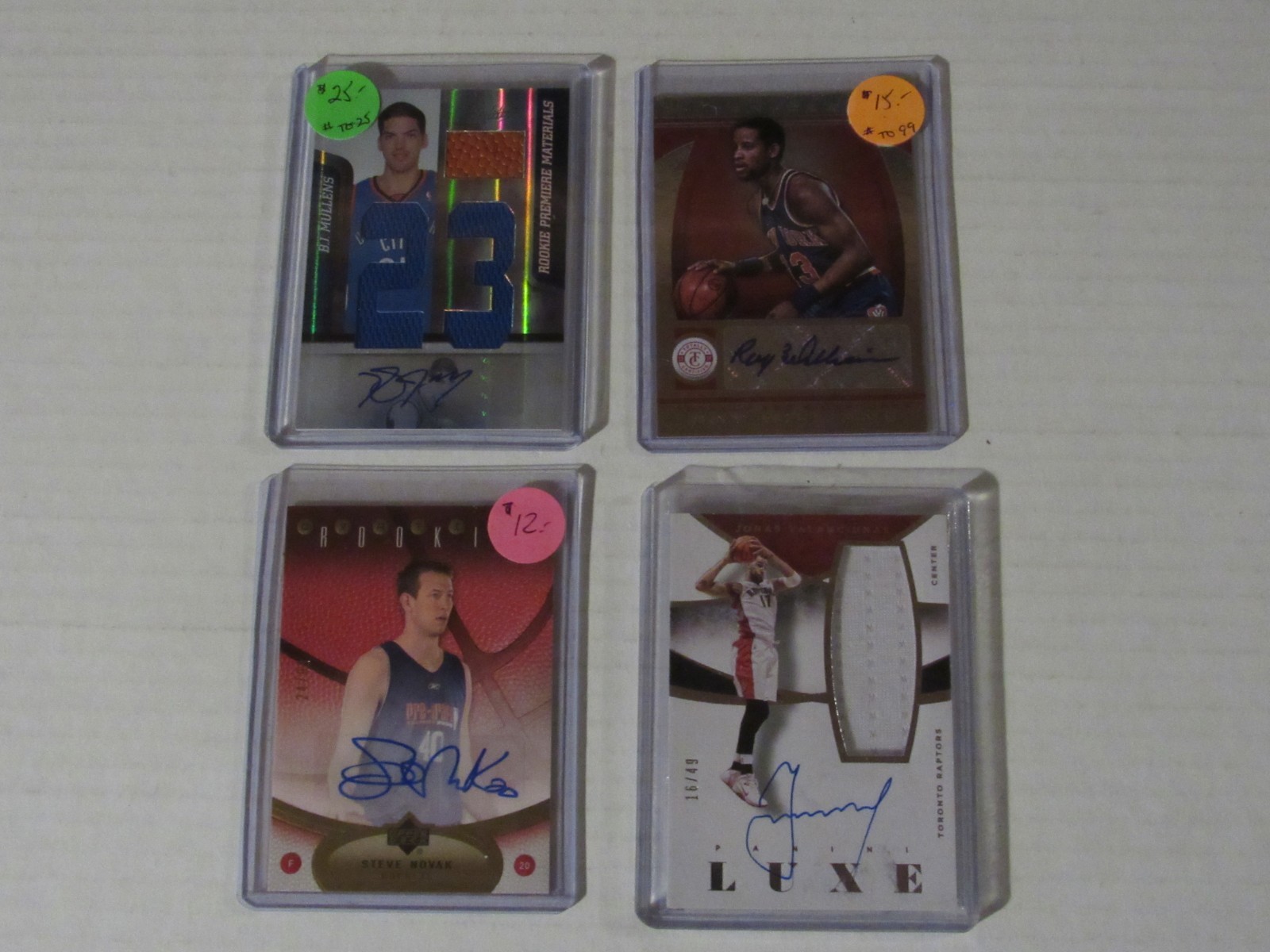 Basketball Cards  Lot of 26   Some Auto  Game Used.  All Pictured view 9