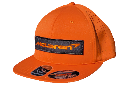 Orange FlexFit Flat Brim 7 3/8