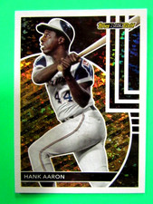 2024 Topps Black Gold #BG-22 HOF Hank Aaron Atlanta Braves Low $hip F0345