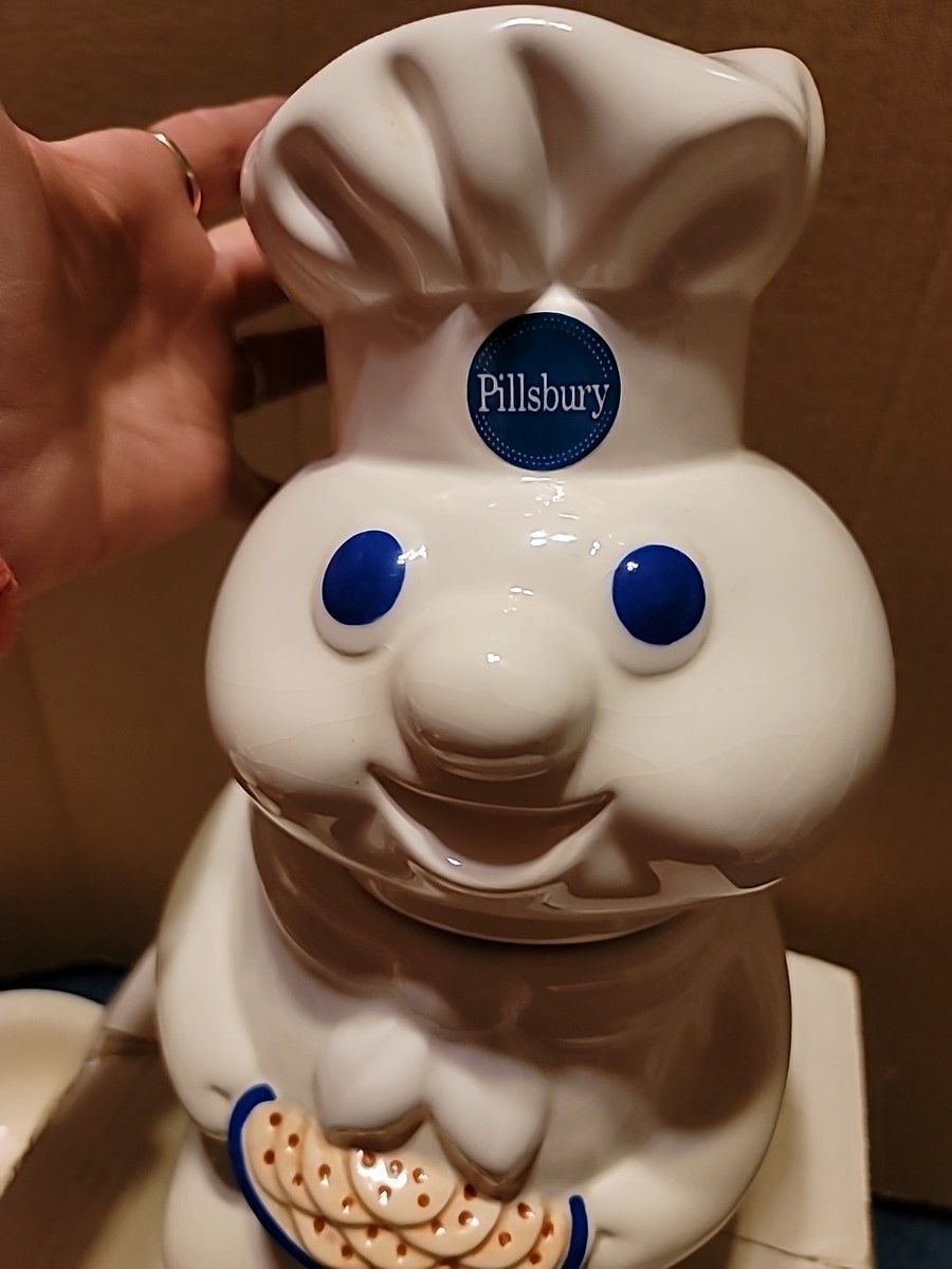 Pillsbury Doughboy Poppin'Fresh Cookies Cookie Jar 1997 | eBay