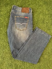 Guess Jeans Slim Tapered Mens Size 34x30 Blue Dark Wash Denim Y2K Vintage