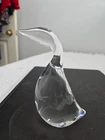 Steuben crystal Goose figurine Signed 5X2