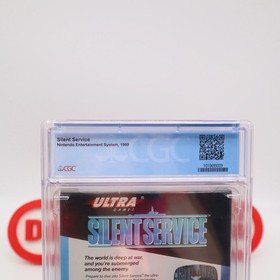 NES Nintendo Game SILENT SERVICE - CGC GRADED 9.2 A! NEW & Factory Sealed!