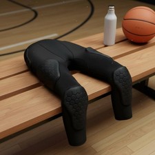 Honeycomb Knee Guard Pants Ergonomic Flat Seams for Football, Cycling