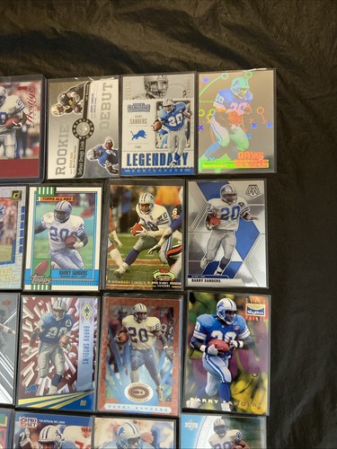 Barry Sanders Lot (25) Some Inserts, Detroit Lions - Picture 3 of 7