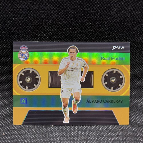 ALVARO CARRERAS /5 GREEN REFRACTOR DAKA TOP AUDIENCE 2025-26 RECORD REAL MADRID