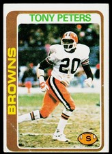 Tony Peters, 1978 Topps, #113, Cleveland Browns, RC
