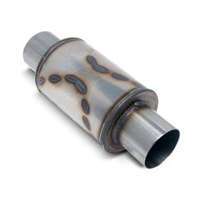 Black Widow Widowmaker Series 6 Muffler 2.5 Center-incenter-out Bw0012-25