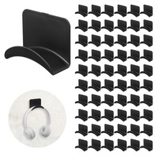60pcs headphone hanger wall headphone hooks wall mounting hooks Adhesive Gami...