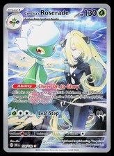 CYNTHIA'S ROSERADE 184/182 ILLUSTRATION RARE DESTINED RIVALS POKEMON HOLO LP