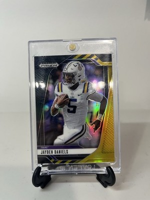 2025 Panini Prizm Draft Picks - Jayden Daniels #178 Black and Gold Prizm /5