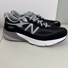 New Balance 990v6 Made in USA Black Silver Shoes Sneakers Women’s 10B