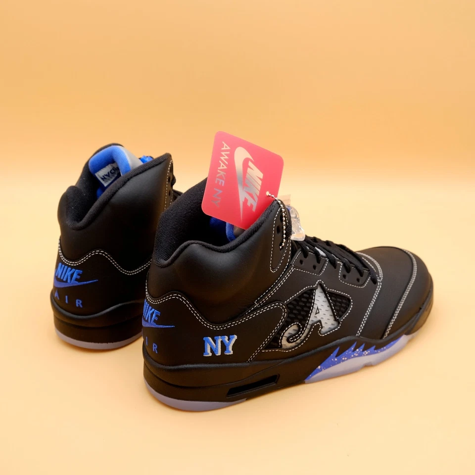 Awake NY X Air Jordan 5 Retro 'Boro- Racer Blue' - ¡NUEVO! TALLA 11,5M Foto 4 de 4