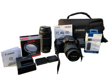 Canon EOS Rebel T7 Bundle with Camera, 75-300mm Lens, 18-55mm Lens...