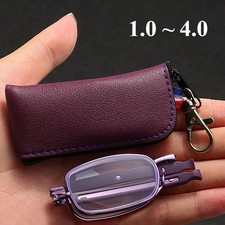 1.5 2.0 2.5 Foldable Telescopic Presbyopic Glasses Portable Bag Anti Blue Light