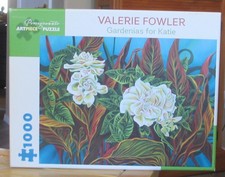 GARDENIAS FOR KATE BY VALERIE FOWLER - Complete - POMEGRANATE ARTPIECE PUZZLE