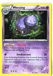 Weezing XY163 Holo Promo XY Black Star Promos