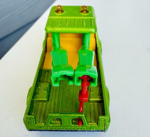 Vintage Matchbox 1976 Superfast #74 Toe Joe Wrecker Tow Truck 1:64 Diecast Green - Picture 4 of 6