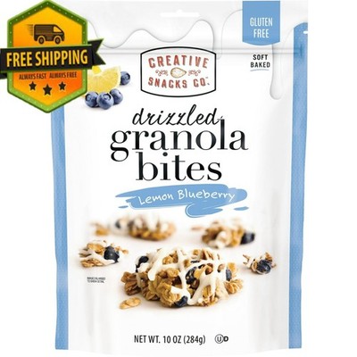 Creative Snacks Gluten-Free Lemon Blueberry Drizzle Granola Bites 10 oz