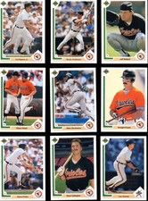 1991 Topps BALTIMORE ORIOLES Team Set (27 cards)