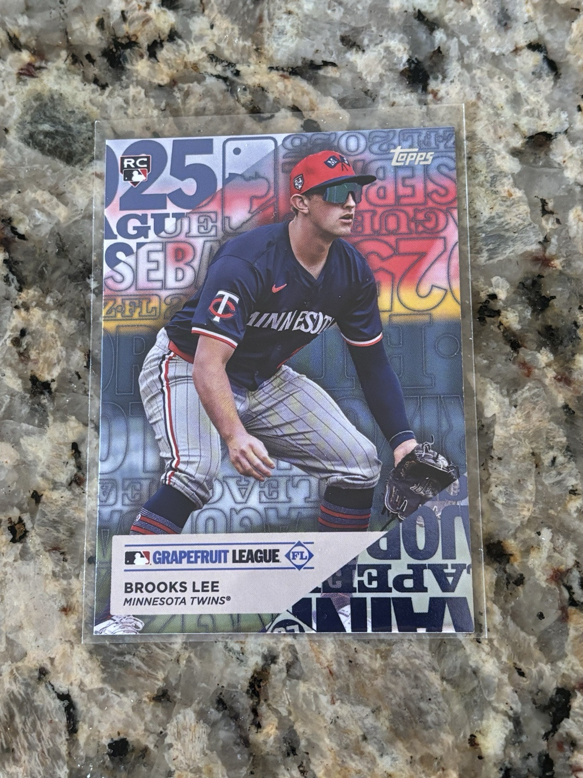 BROOKS LEE TOPPS 2025 RC ROOKIE CARD TRAINING GROUNDS CARD # TG-19