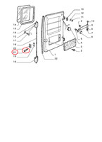 Originale Schraube Hintere SeitentüR Fiat Panda Fiorino Strada 60808308