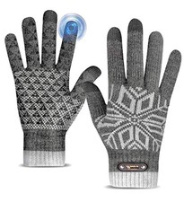 Winter Gloves Thermal Windproof Knitted Touch Screen Warm Mittens Men and Women