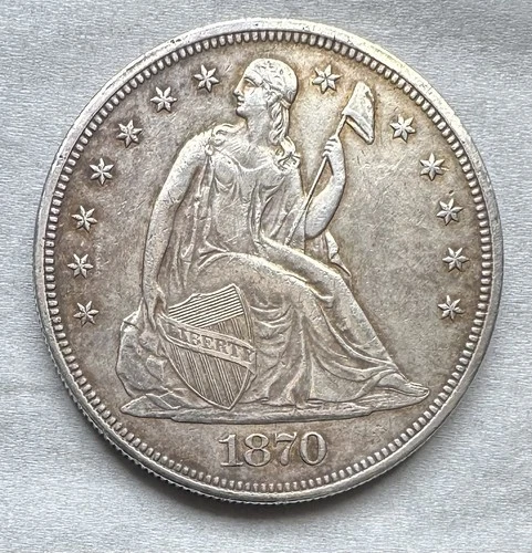 1870 Seated Liberty Dollar Silver