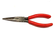 Snap on Tools USA 8” Long Talon Grip RED Handle Needle Nose Pliers 96BCP