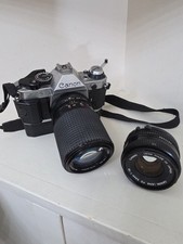 Canon AE-1 Program 35mm SLR Film Camera 50mm 1:1.8 Lens  Power Winder. READ.