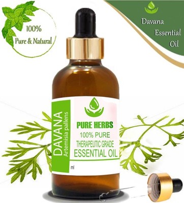 Pure Herbs Davana 100% Pure & Natural Artemisia Pallens Essential Oil xZ083