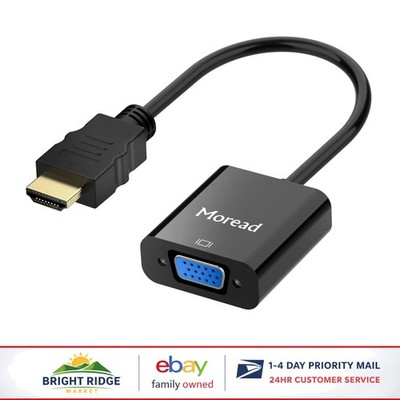 Compact HDMI to VGA Converter for Easy Connection to Projectors and Displays
