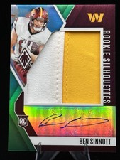 2024 Panini Phoenix Ben Sinnott Rookie Silhouettes RPA /25 2-Color Patch RC
